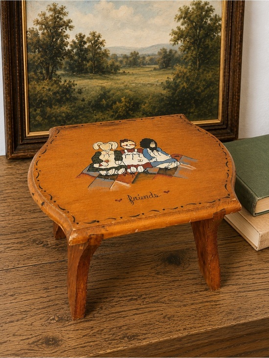 Other - Friends Hand Painted Wooden Stool